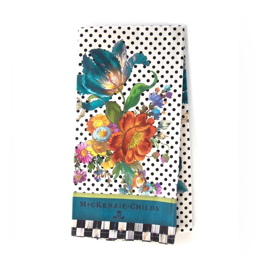 Mackenzie Childs Flower market Dish Towel